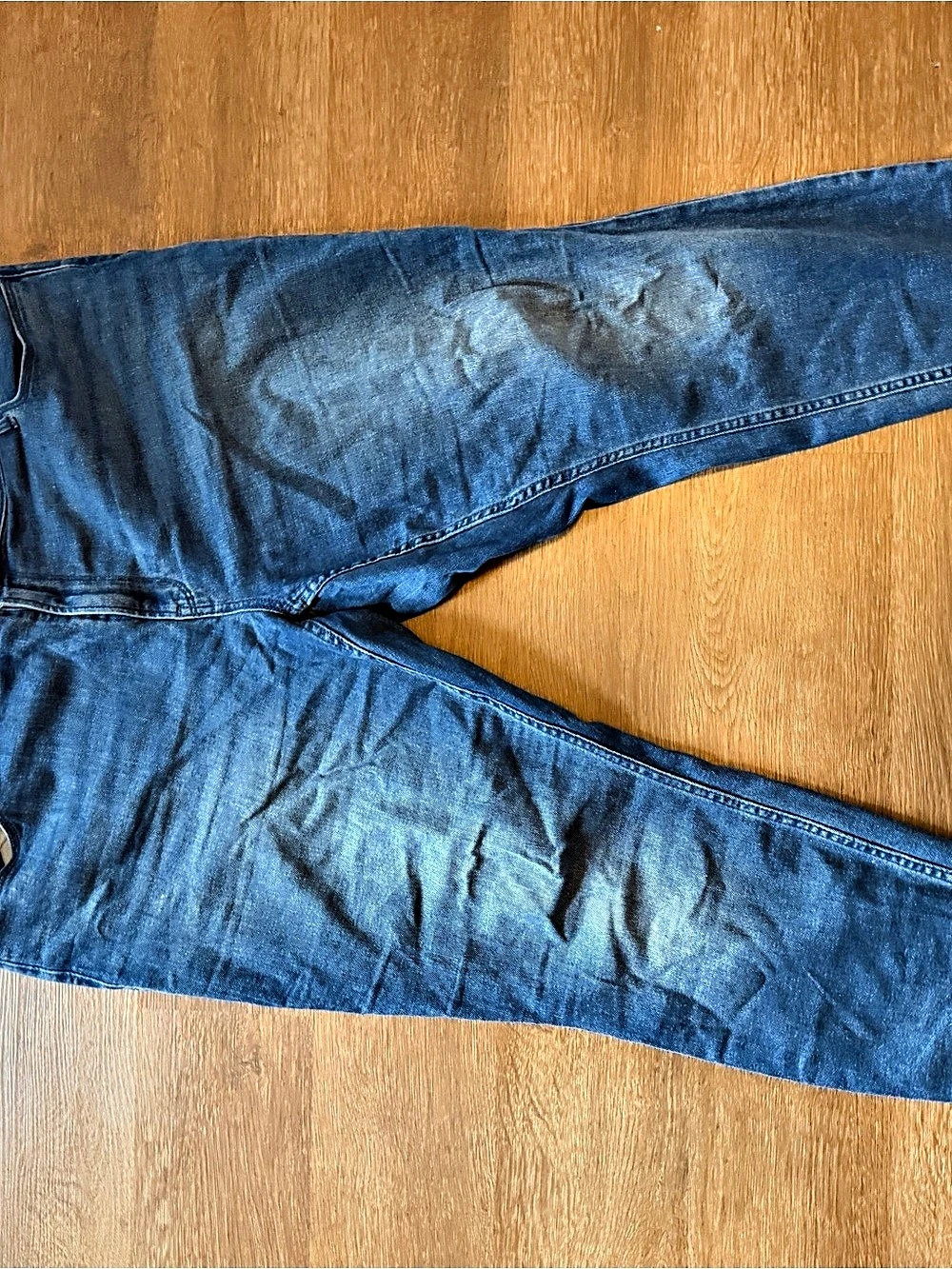 Old Navy High-Waisted Wow Super-Skinny Jeans Waist 22 Blue